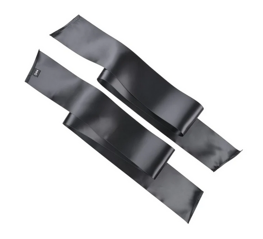 Black Silky Sash Restraints