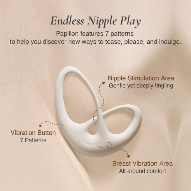 Papillon - Wearable Nipple Vibe